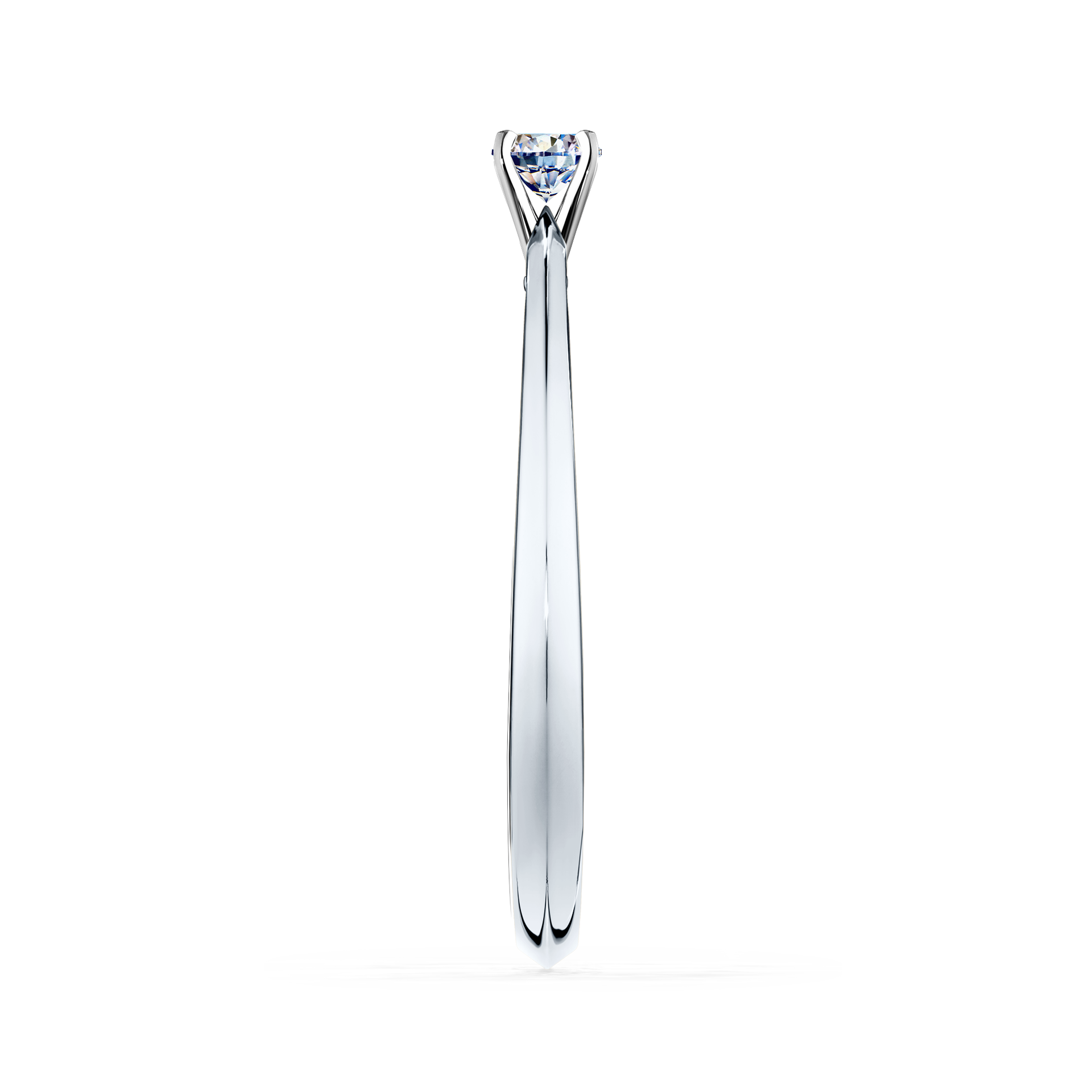 Pierścionek zaręczynowy My Angel z białego złota z diamentem laboratoryjnym 0,05CT