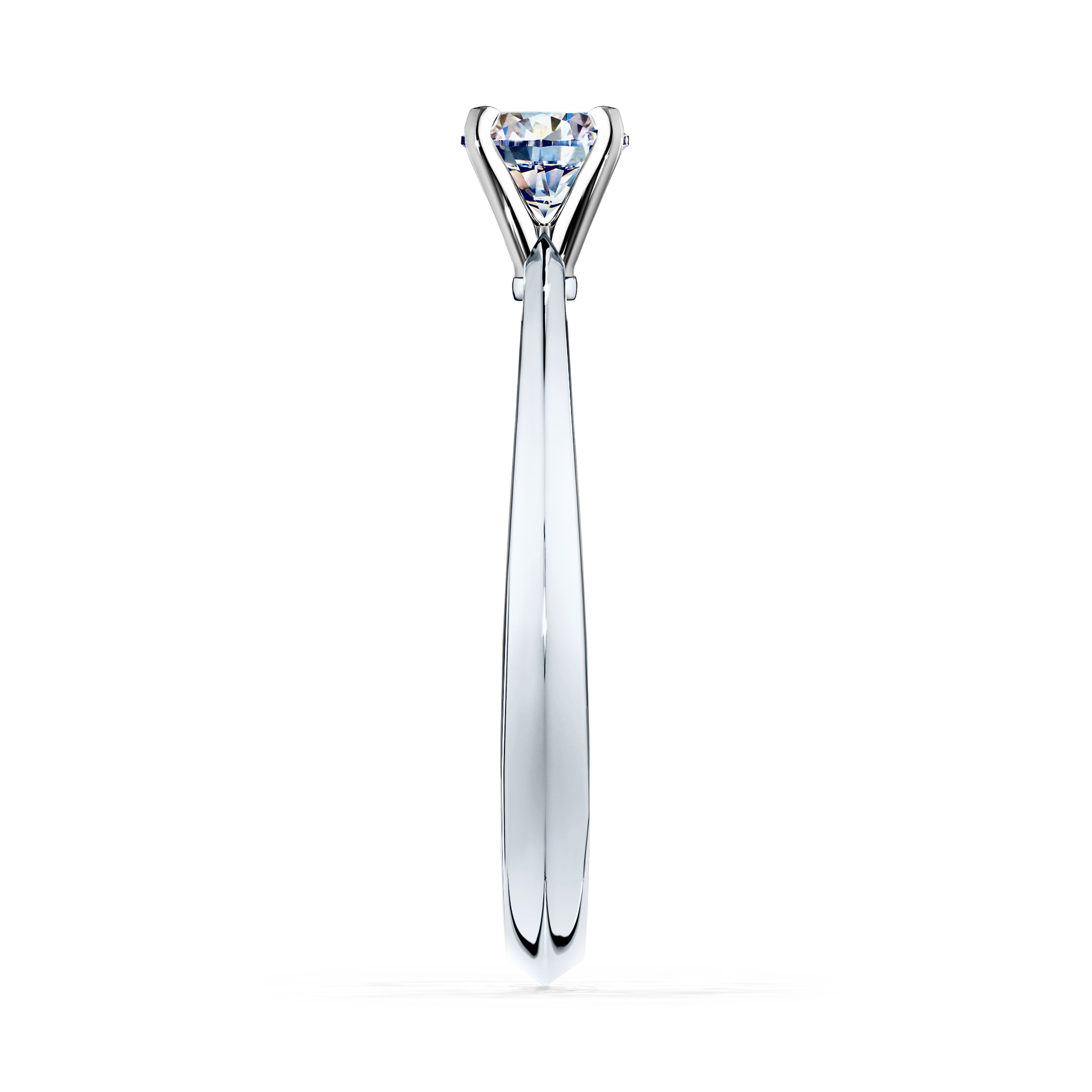 Pierścionek zaręczynowy My Angel z białego złota z diamentem laboratoryjnym 0,17CT