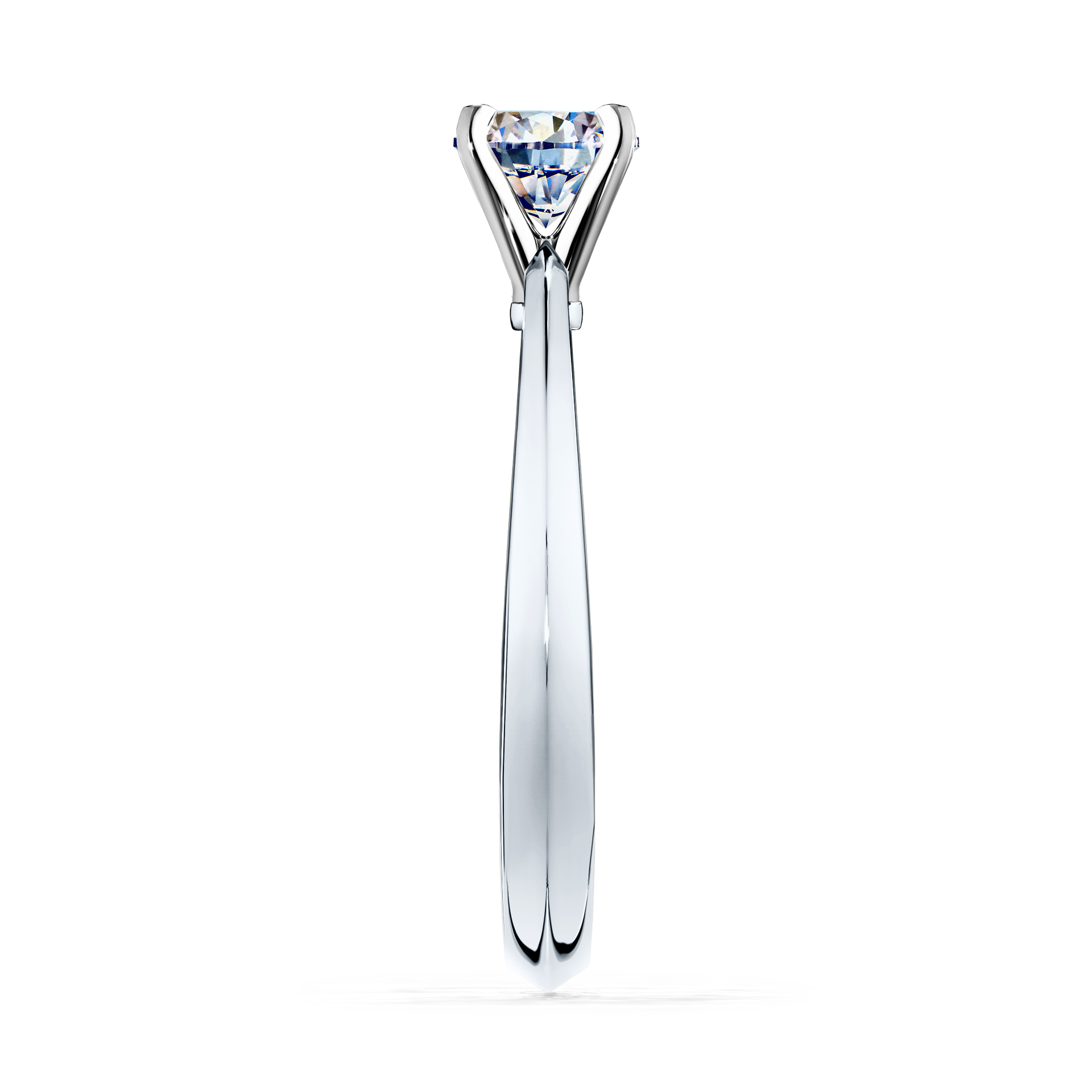 Pierścionek zaręczynowy My Angel z białego złota z diamentem naturalnym 0,25CT