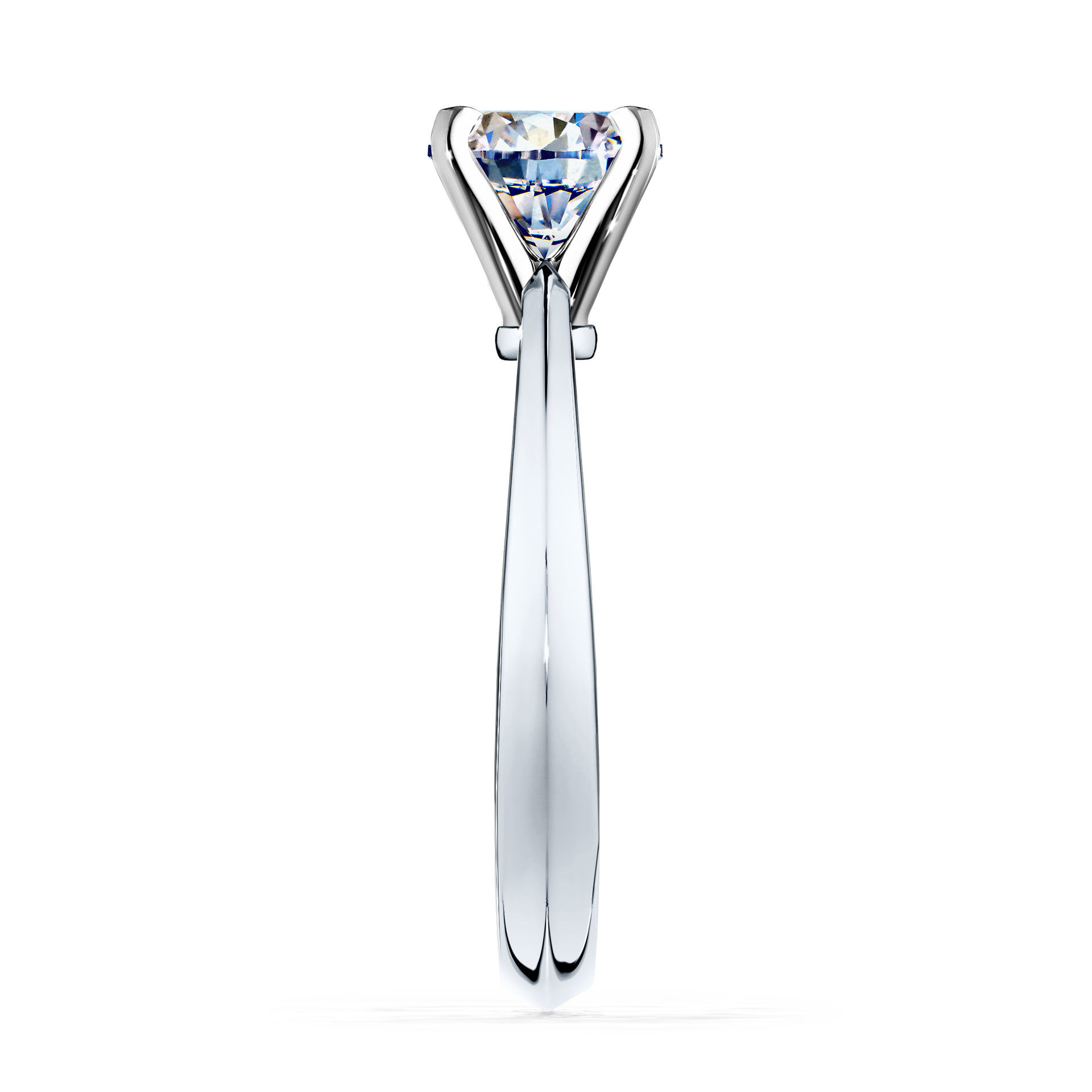Pierścionek zaręczynowy My Angel z białego złota z diamentem naturalnym 0,80CT