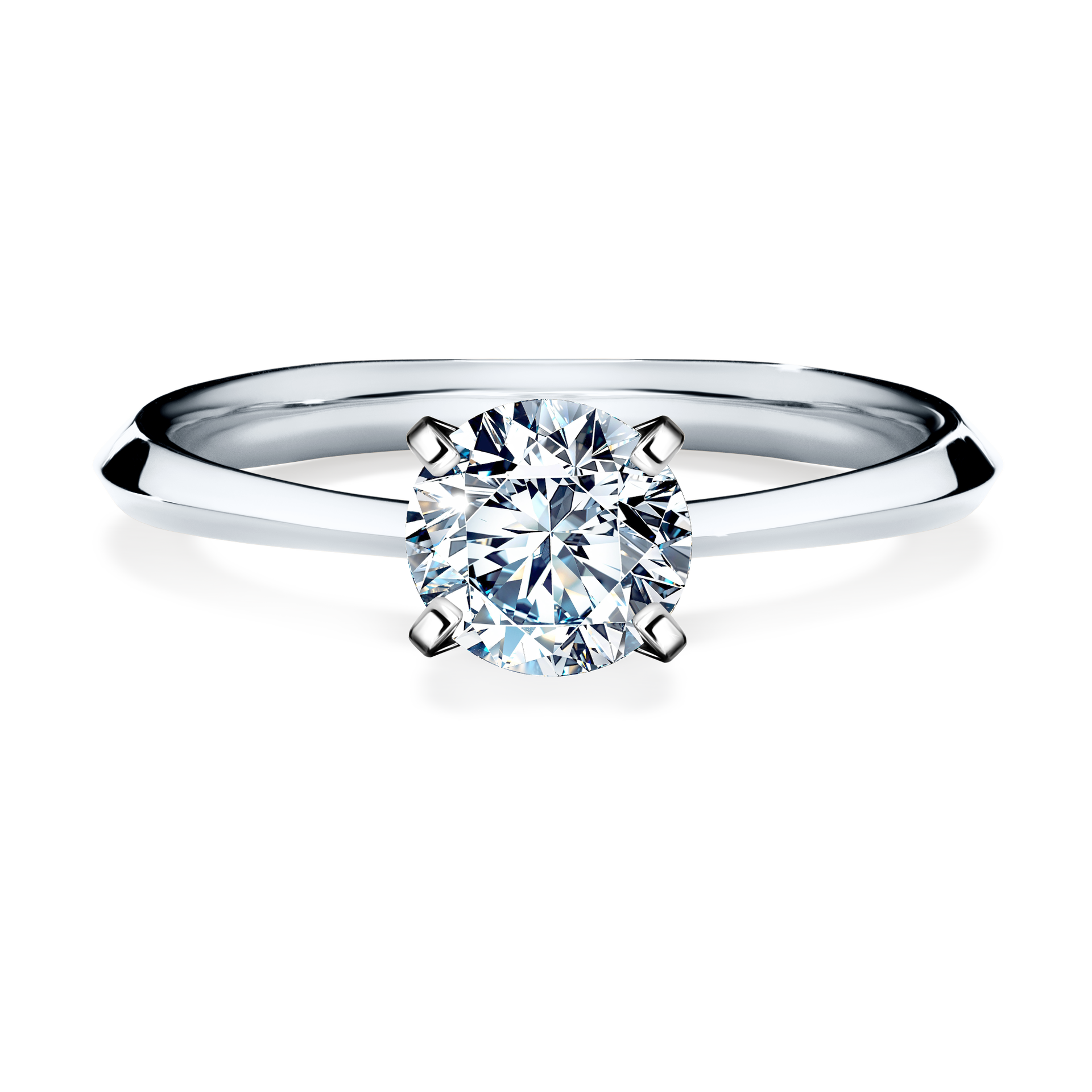Pierścionek zaręczynowy My Angel z białego złota z diamentem naturalnym 1,00CT