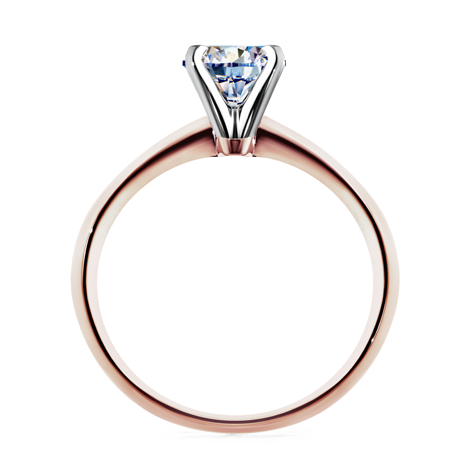 Pierścionek zaręczynowy My Angel z różowego złota z diamentem laboratoryjnym 1,00CT
