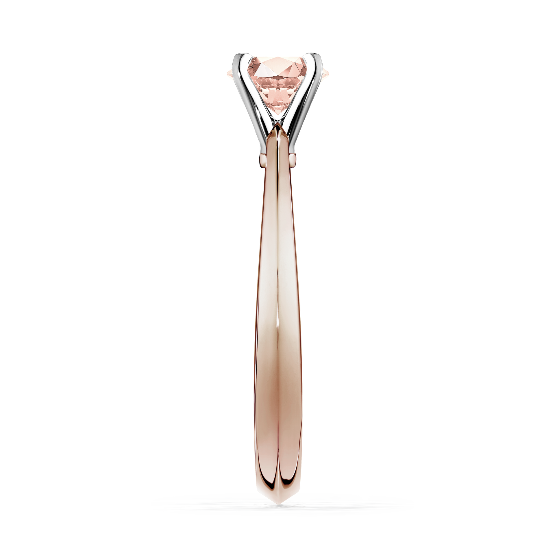 Pierścionek zaręczynowy My Angel z różowego złota z morganitem 0,25CT