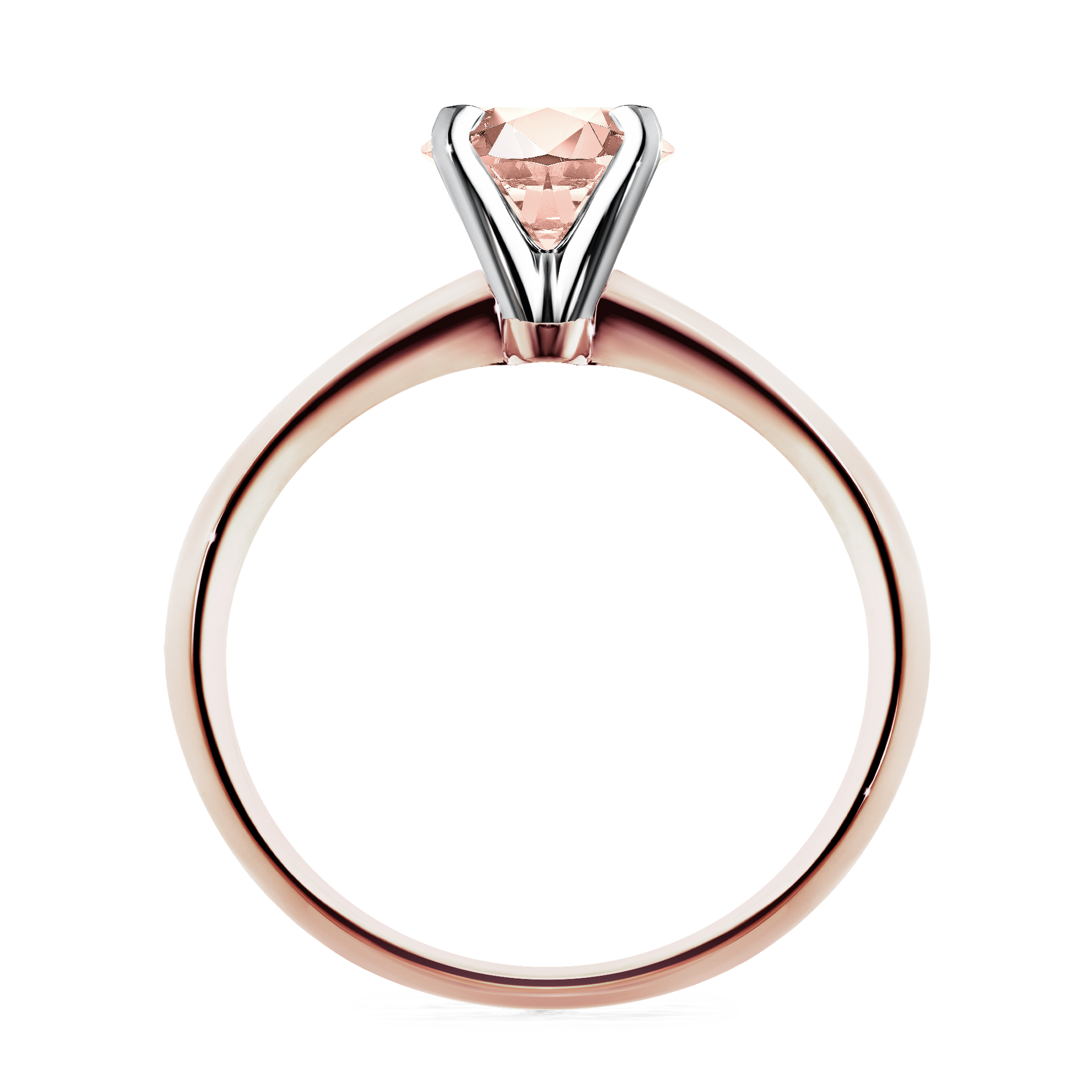 Pierścionek zaręczynowy My Angel z różowego złota z morganitem 1,00CT