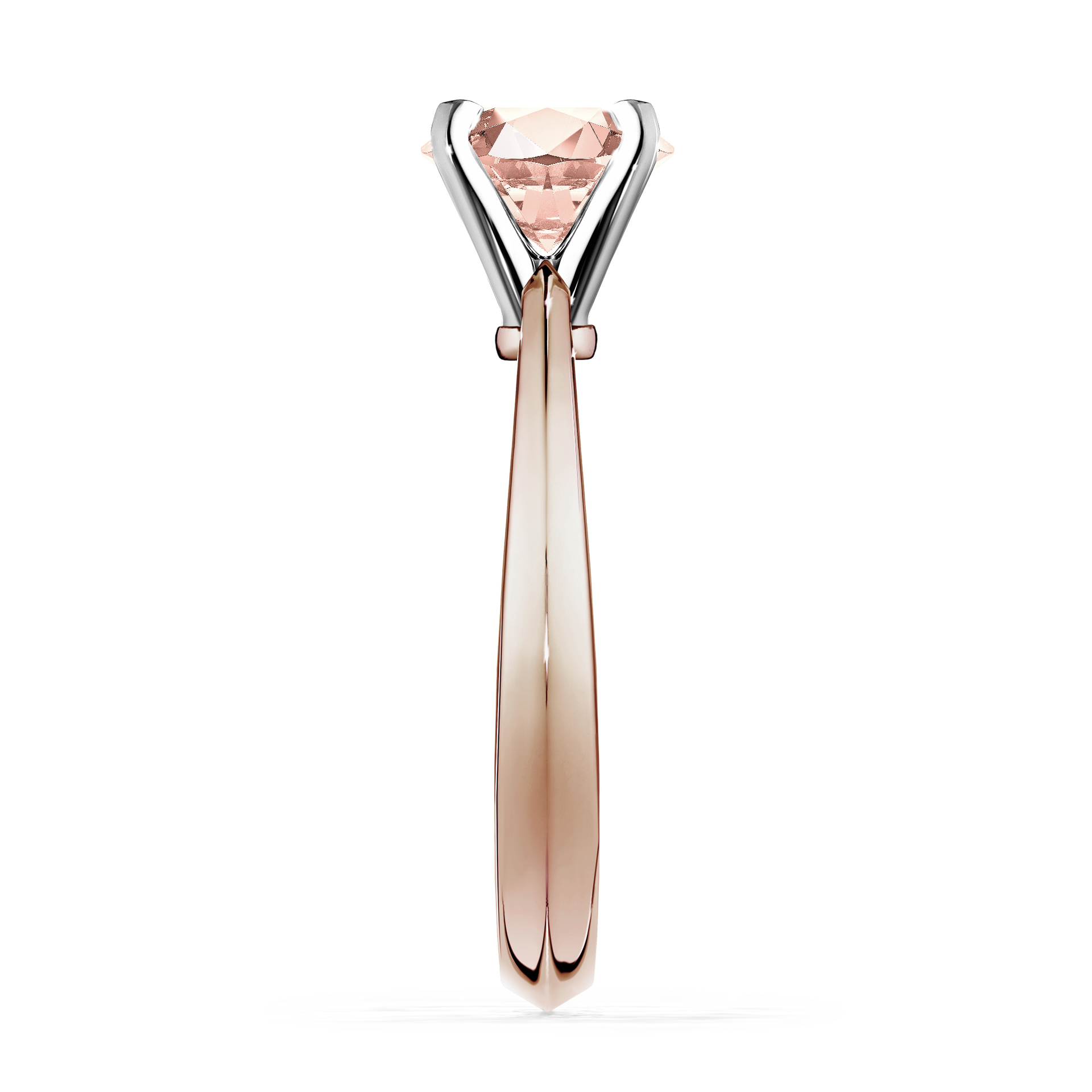 Pierścionek zaręczynowy My Angel z różowego złota z morganitem 1,00CT