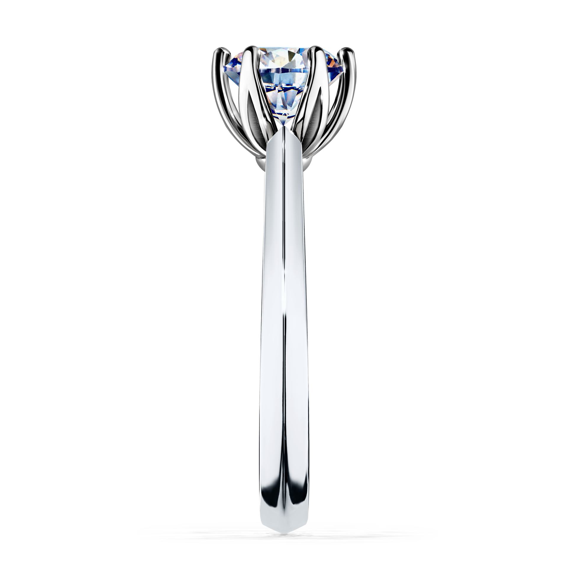 Pierścionek zaręczynowy My Daisy z białego złota z diamentem naturalnym 1,00CT