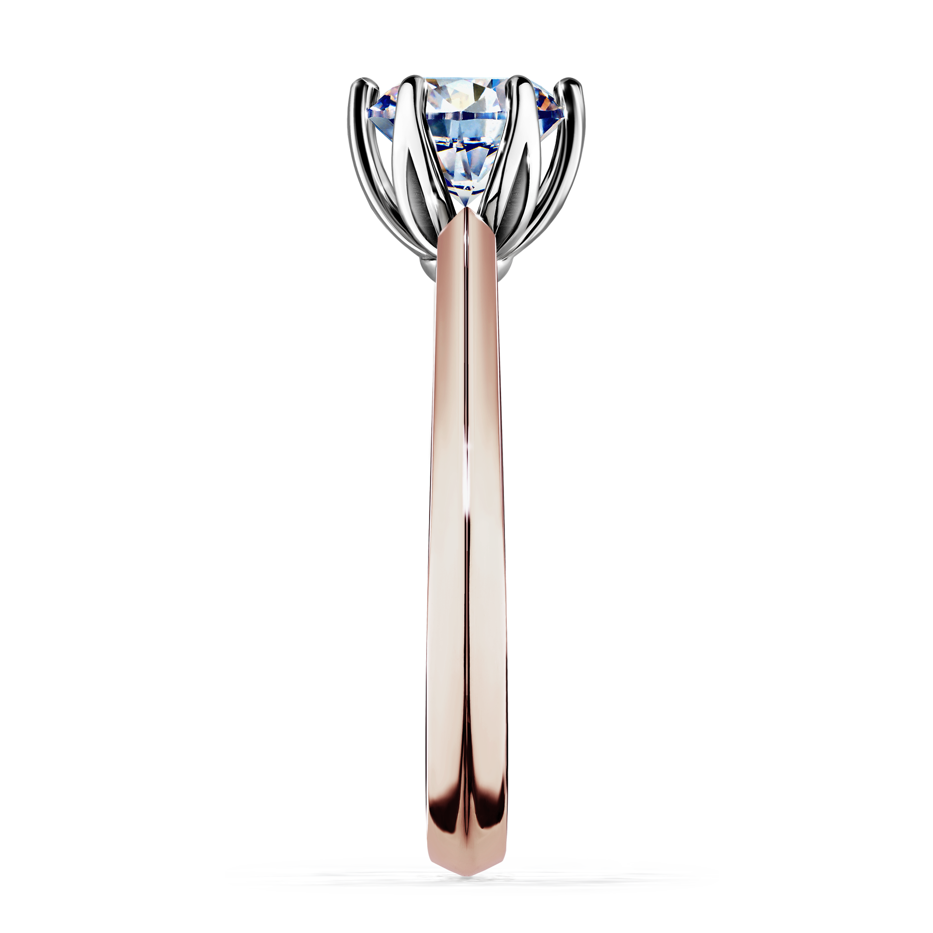 Pierścionek zaręczynowy My Daisy z różowego złota z diamentem naturalnym 1,00CT