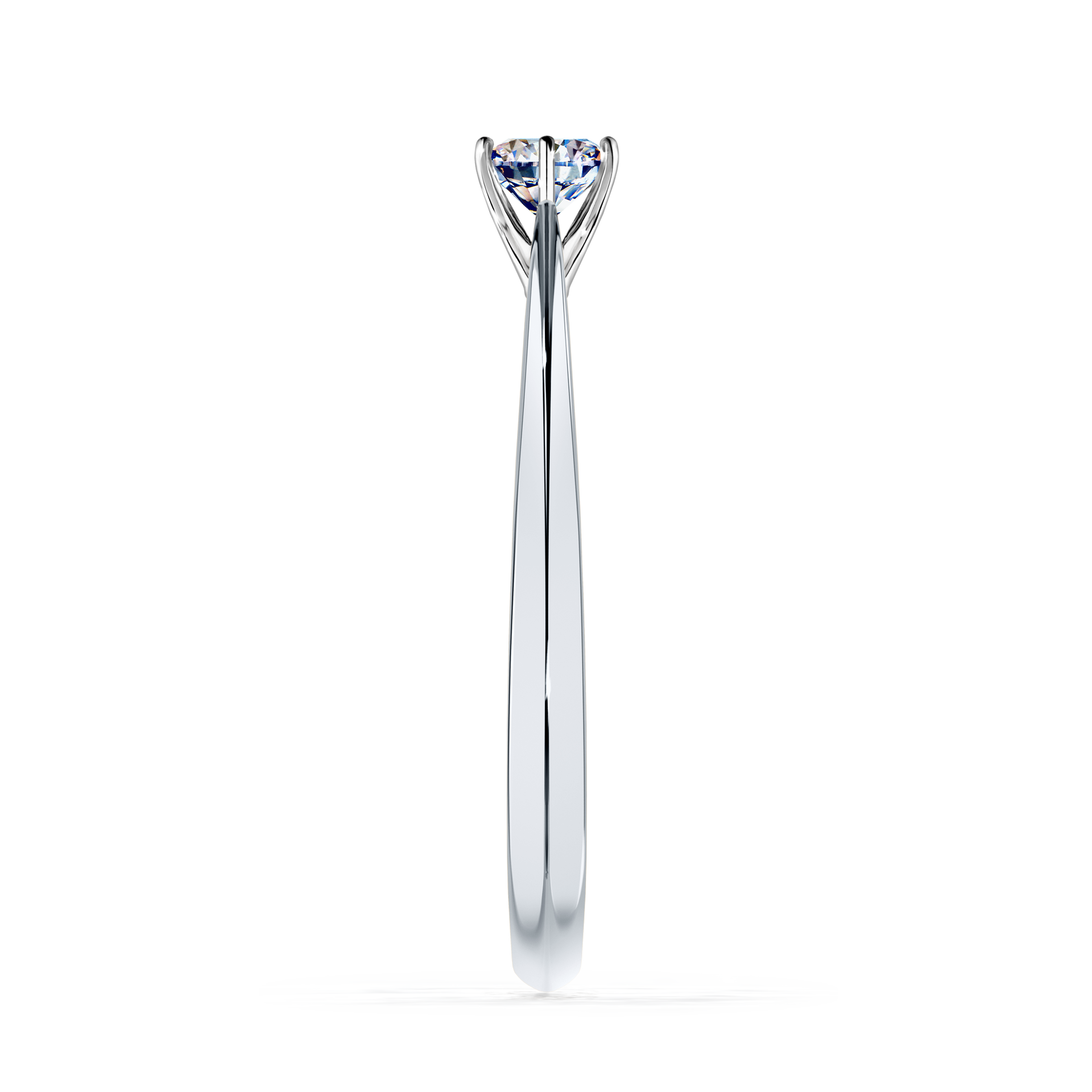 Pierścionek zaręczynowy My Love z białego złota z diamentem laboratoryjnym 0,25CT