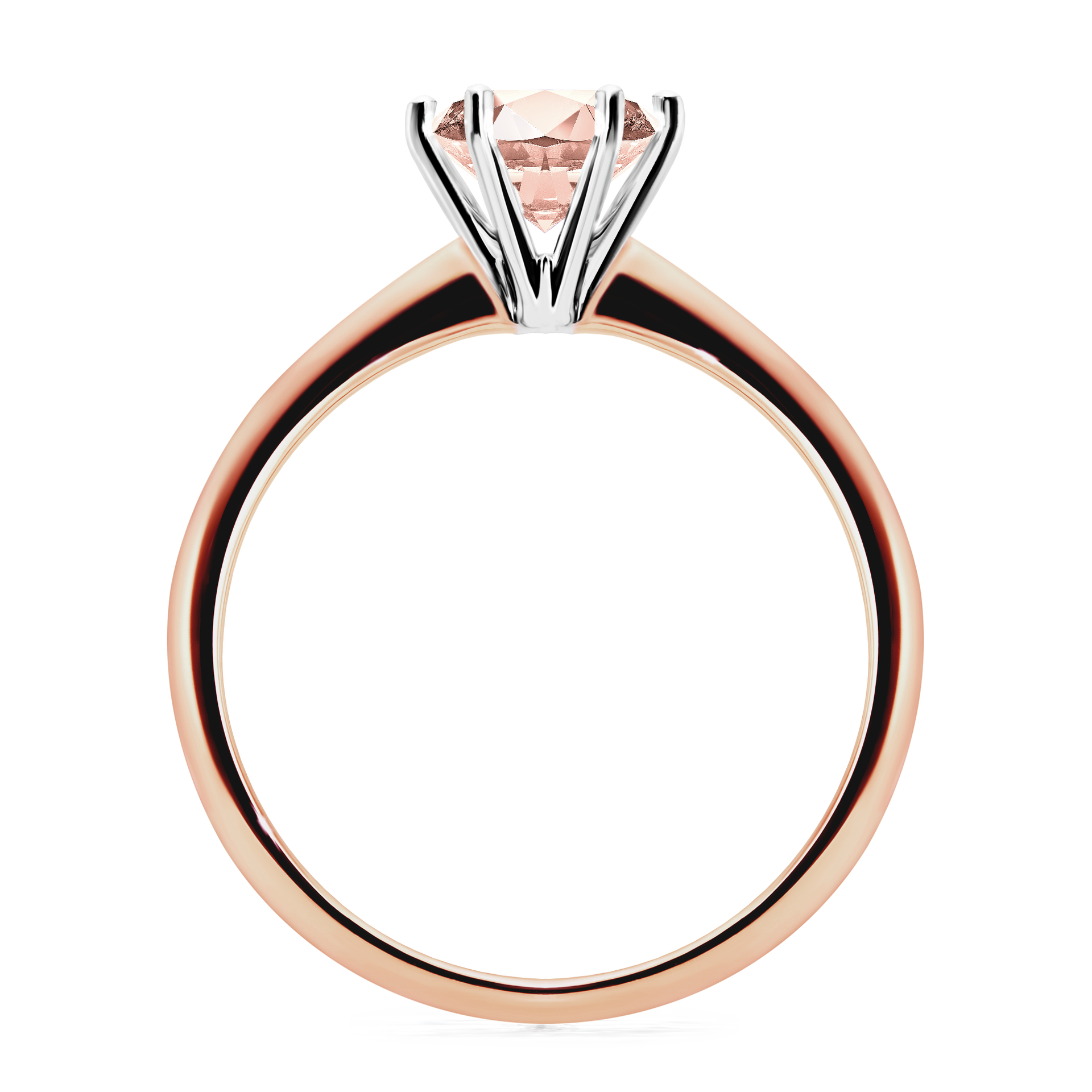 Pierścionek zaręczynowy My Love z różowego złota z morganitem 1,00CT