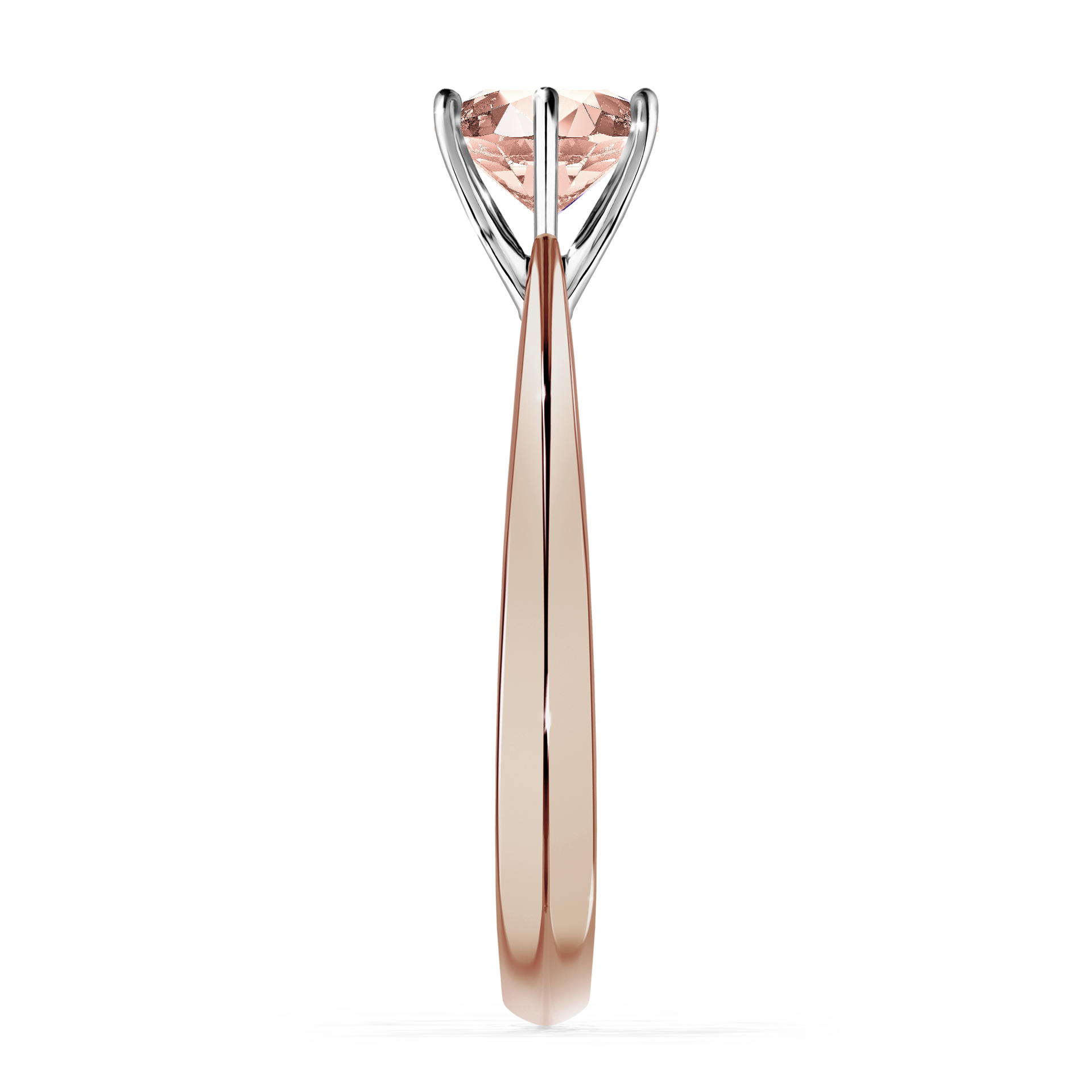 Pierścionek zaręczynowy My Love z różowego złota z morganitem 1,00CT