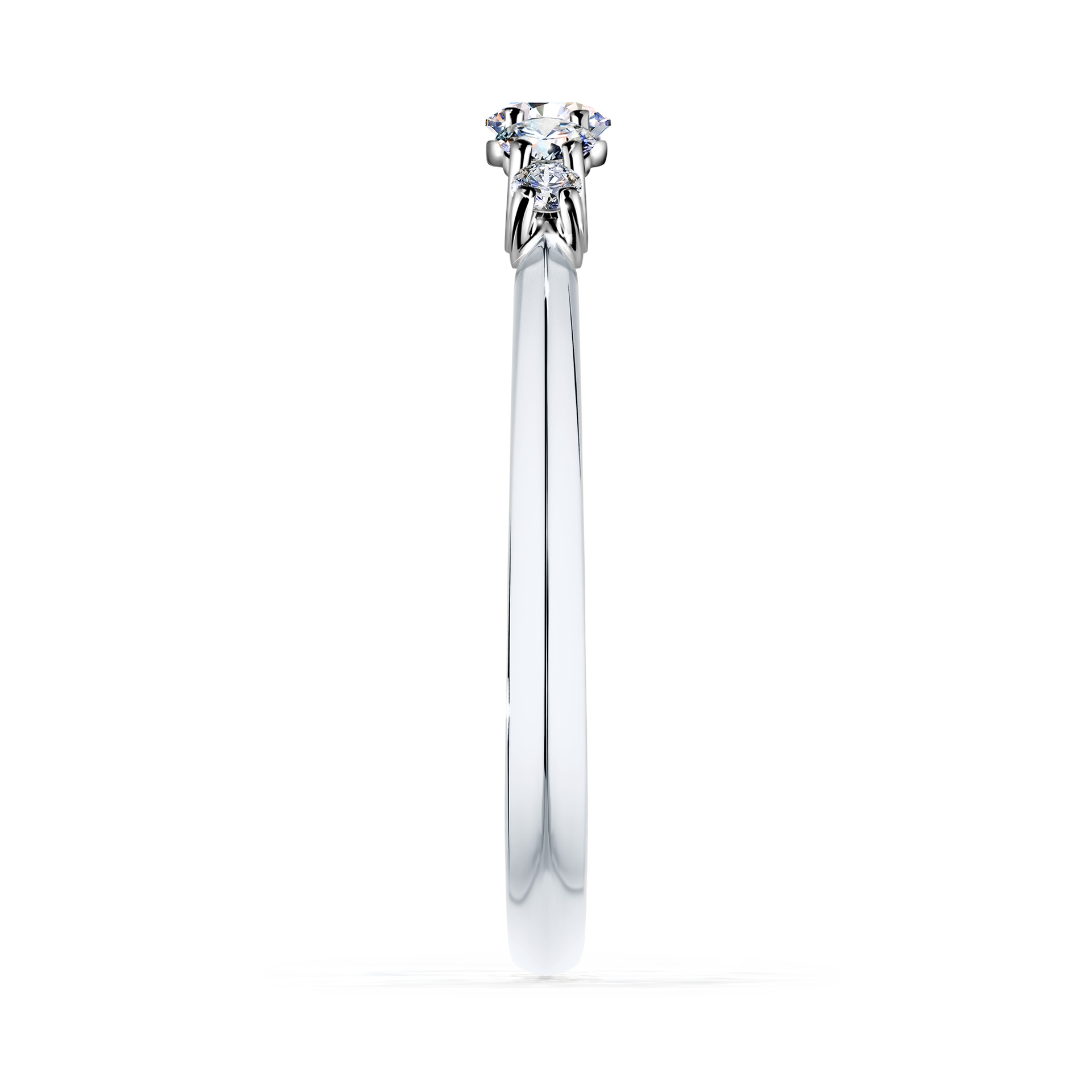 Pierścionek zaręczynowy My Darling z białego złota z diamentem naturalnym 0,22CT