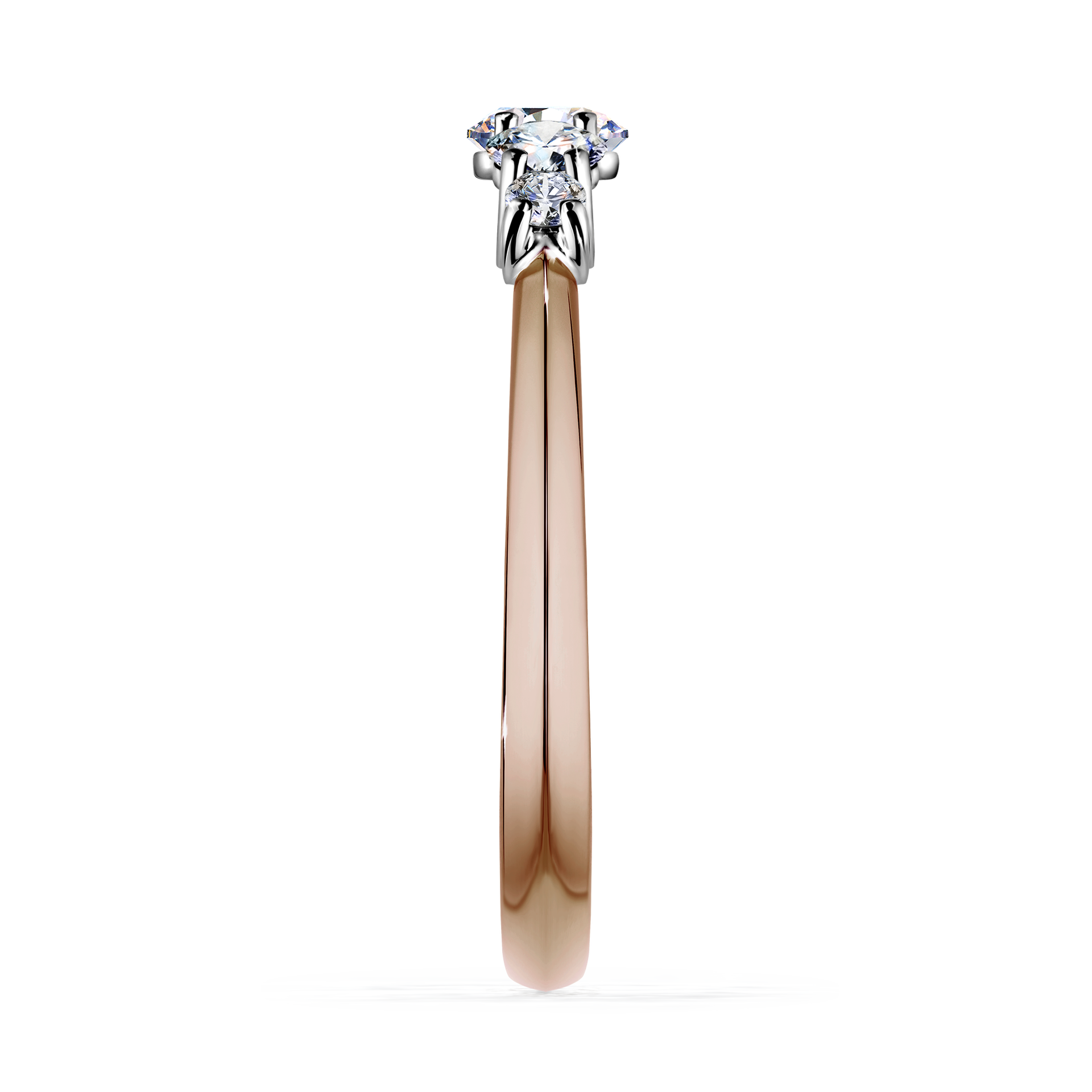 Pierścionek zaręczynowy My Darling z różowego złota z diamentem naturalnym 0,53CT