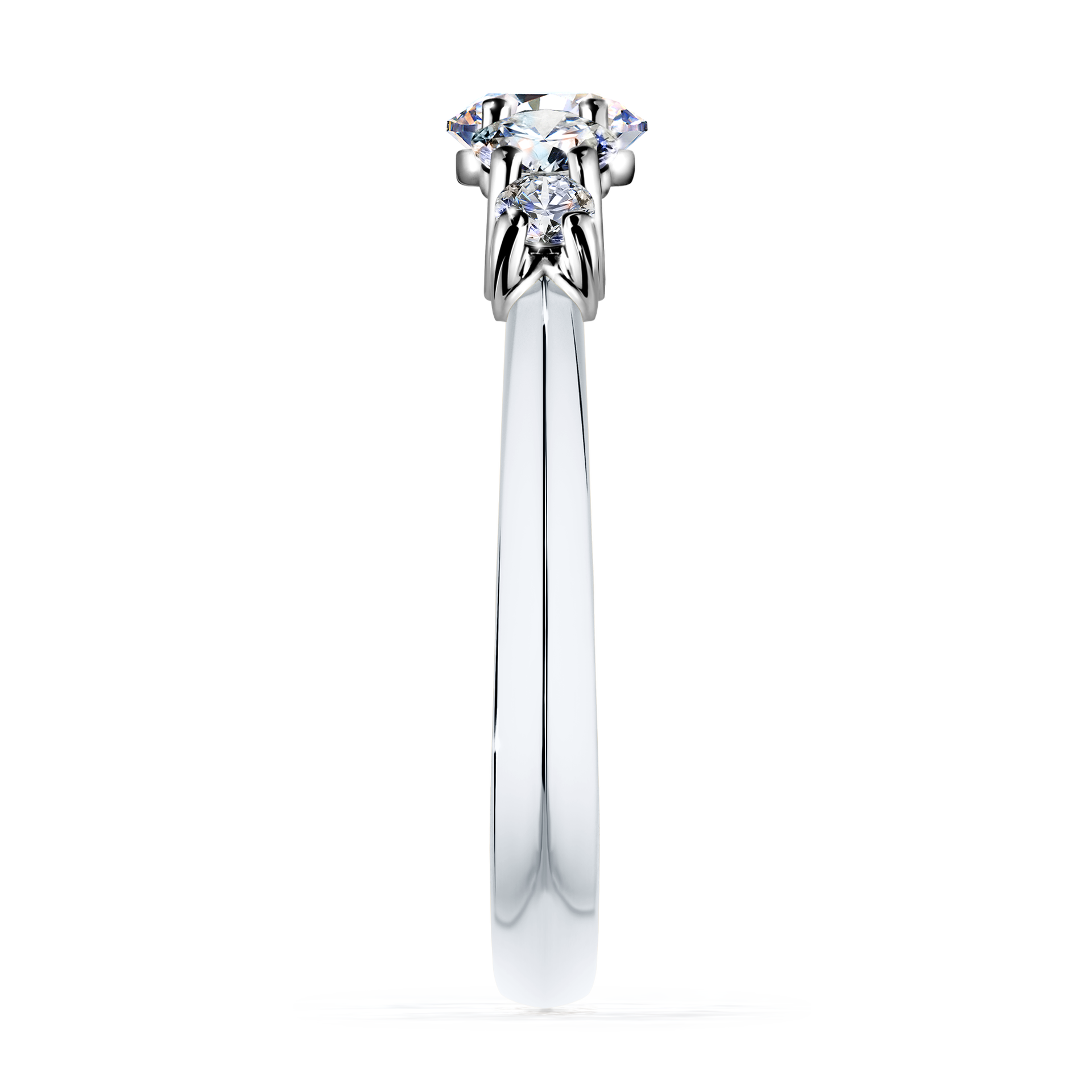 Pierścionek zaręczynowy My Darling z białego złota z diamentem naturalnym 0,96CT