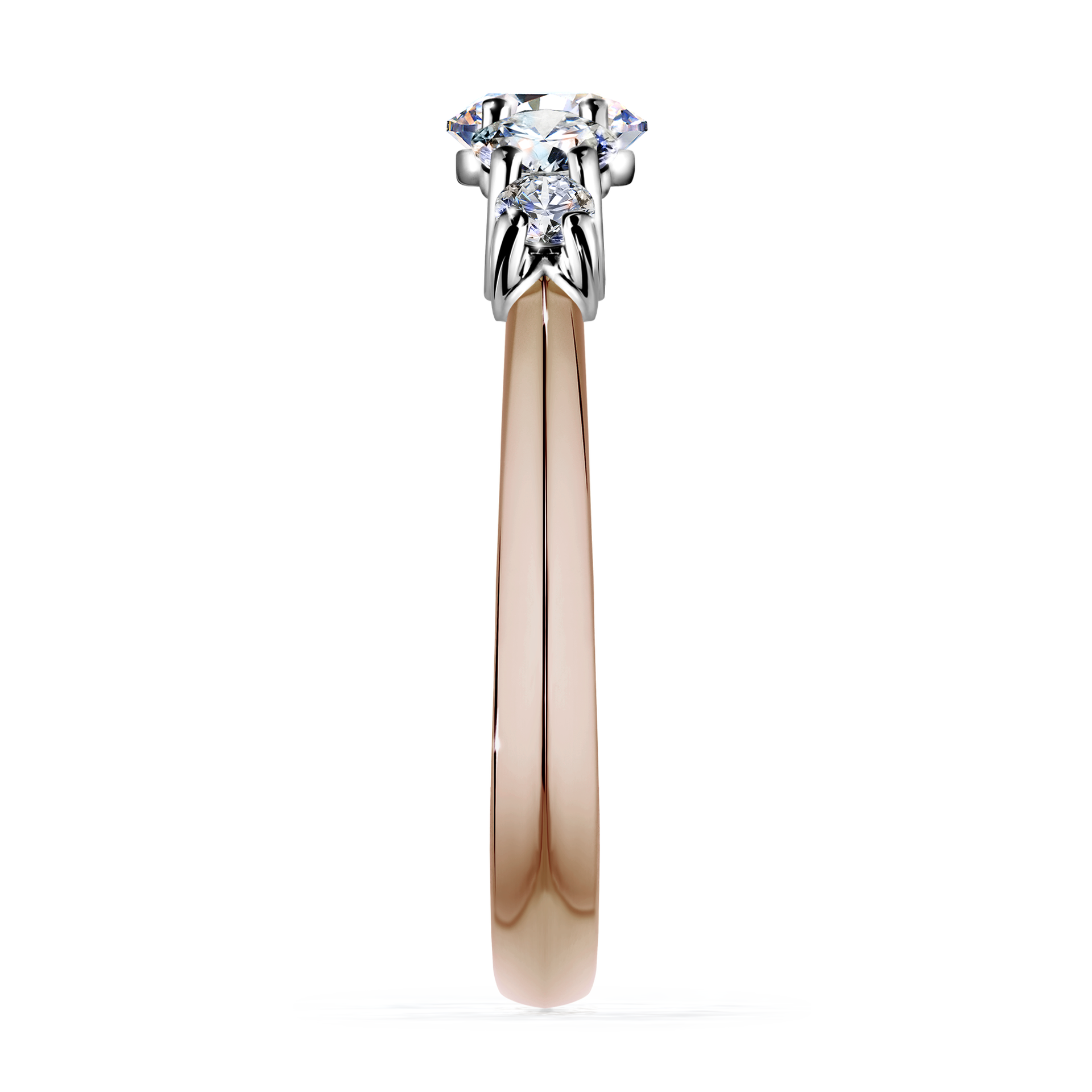 Pierścionek zaręczynowy My Darling z różowego złota z diamentem naturalnym 0,96CT