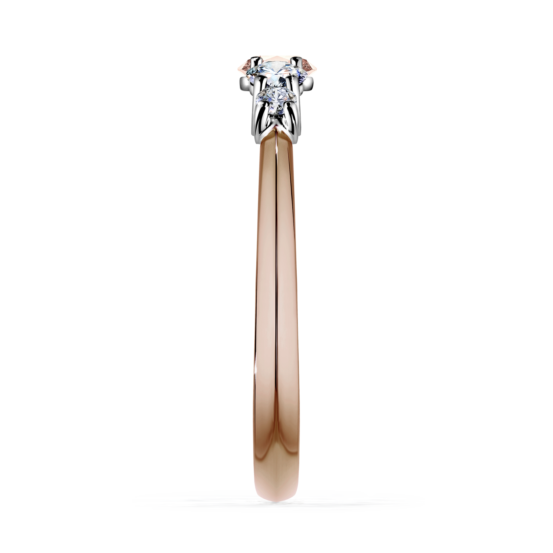 Pierścionek zaręczynowy My Darling z różowego złota z morganitem 0,53CT