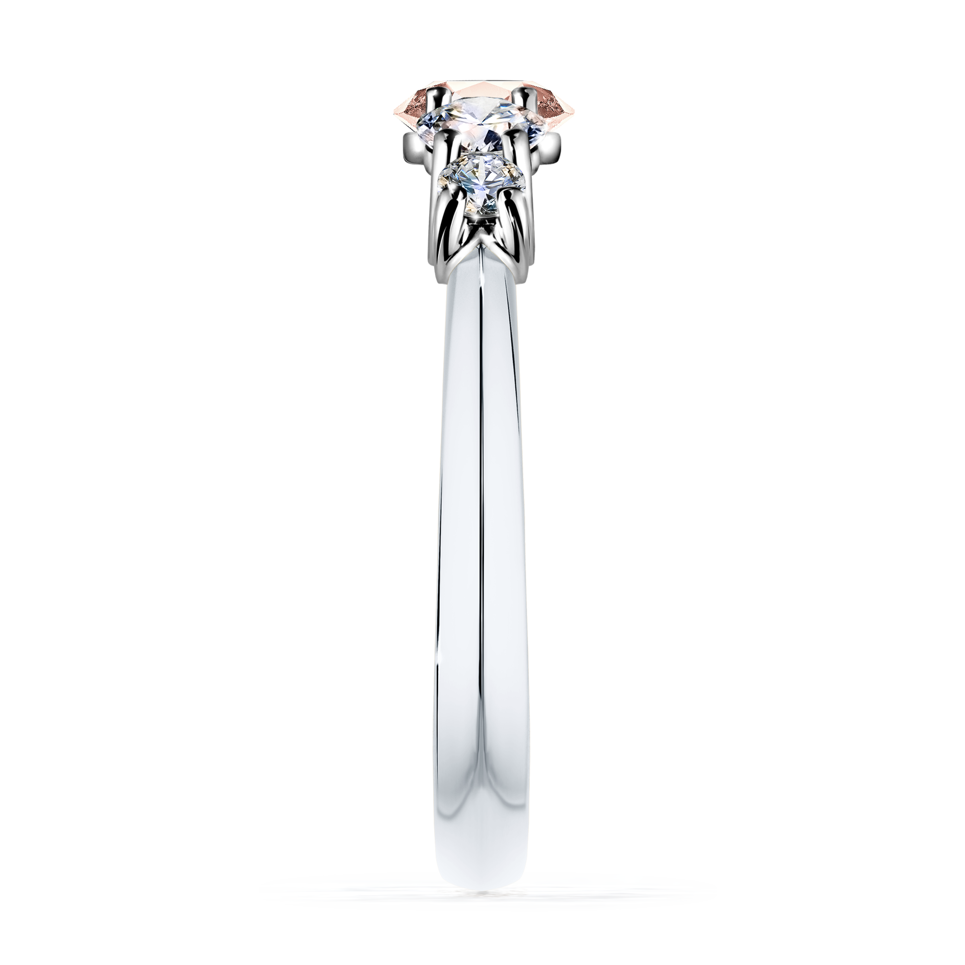 Pierścionek zaręczynowy My Darling z białego złota z morganitem 0,96CT