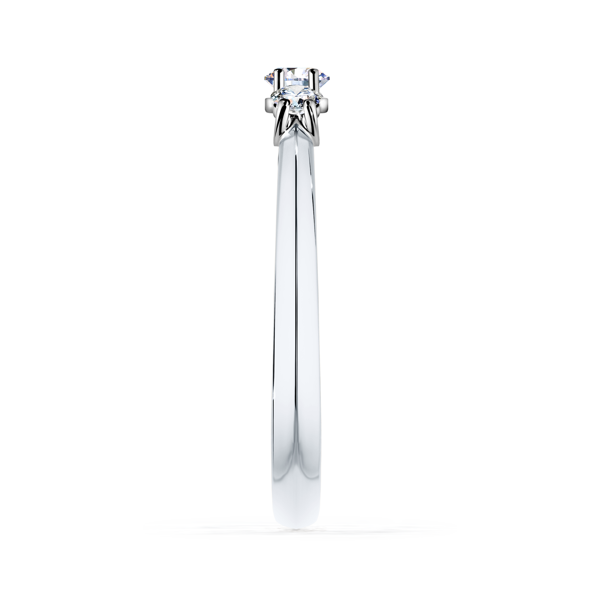 Pierścionek zaręczynowy My Honey z białego złota z diamentem naturalnym 0,16CT