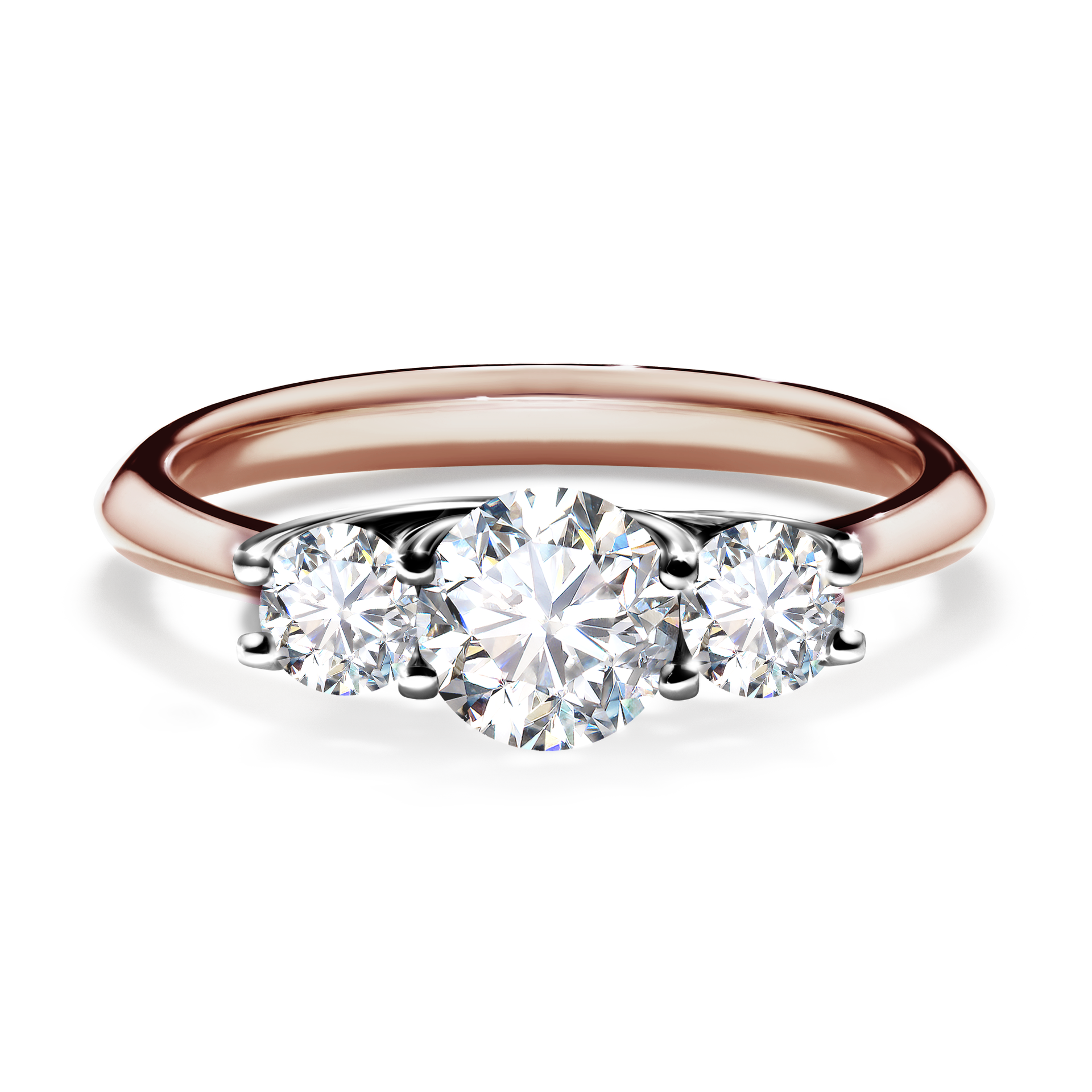 Pierścionek zaręczynowy My Honey z różowego złota z diamentem naturalnym 0,84CT
