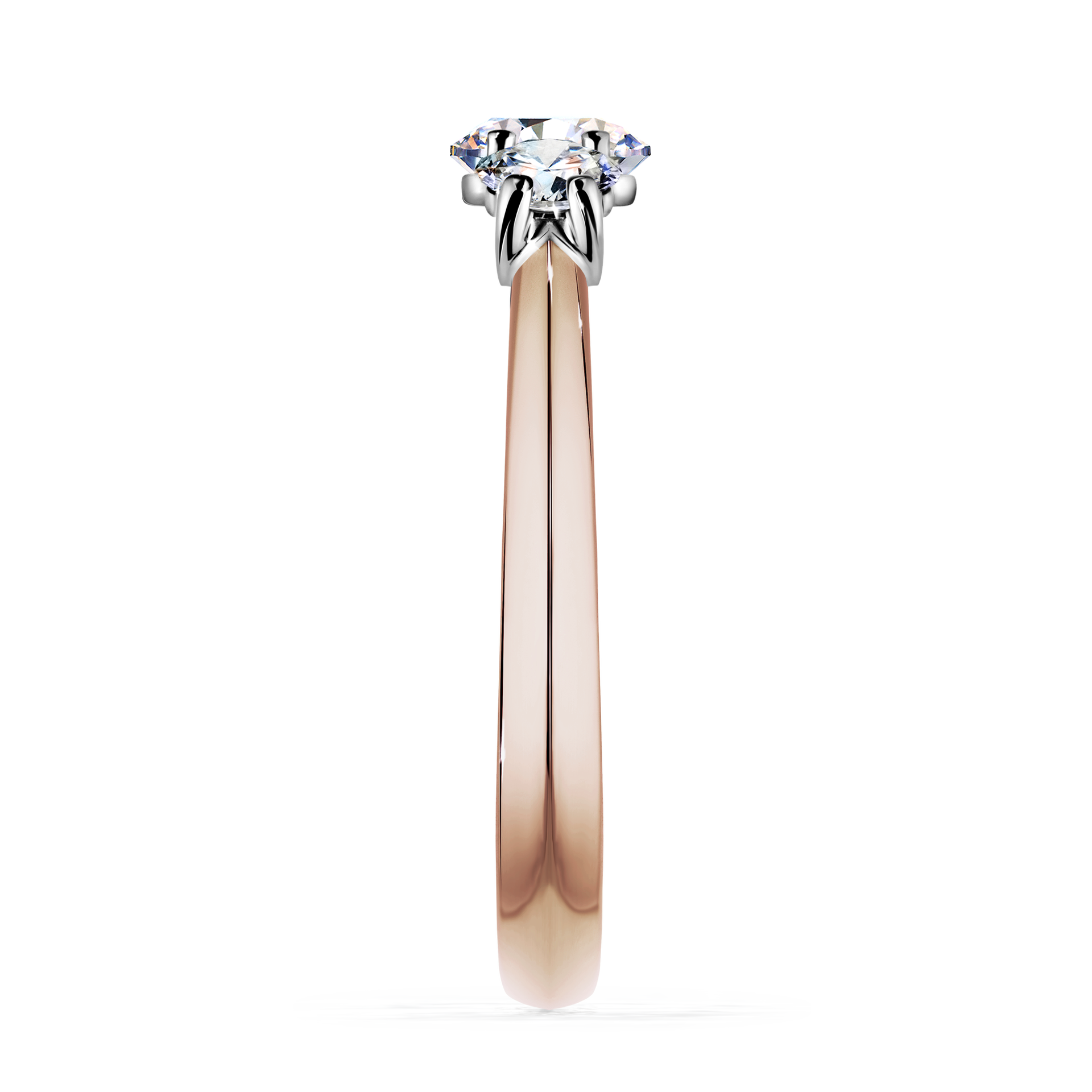 Pierścionek zaręczynowy My Honey z różowego złota z diamentem naturalnym 0,84CT